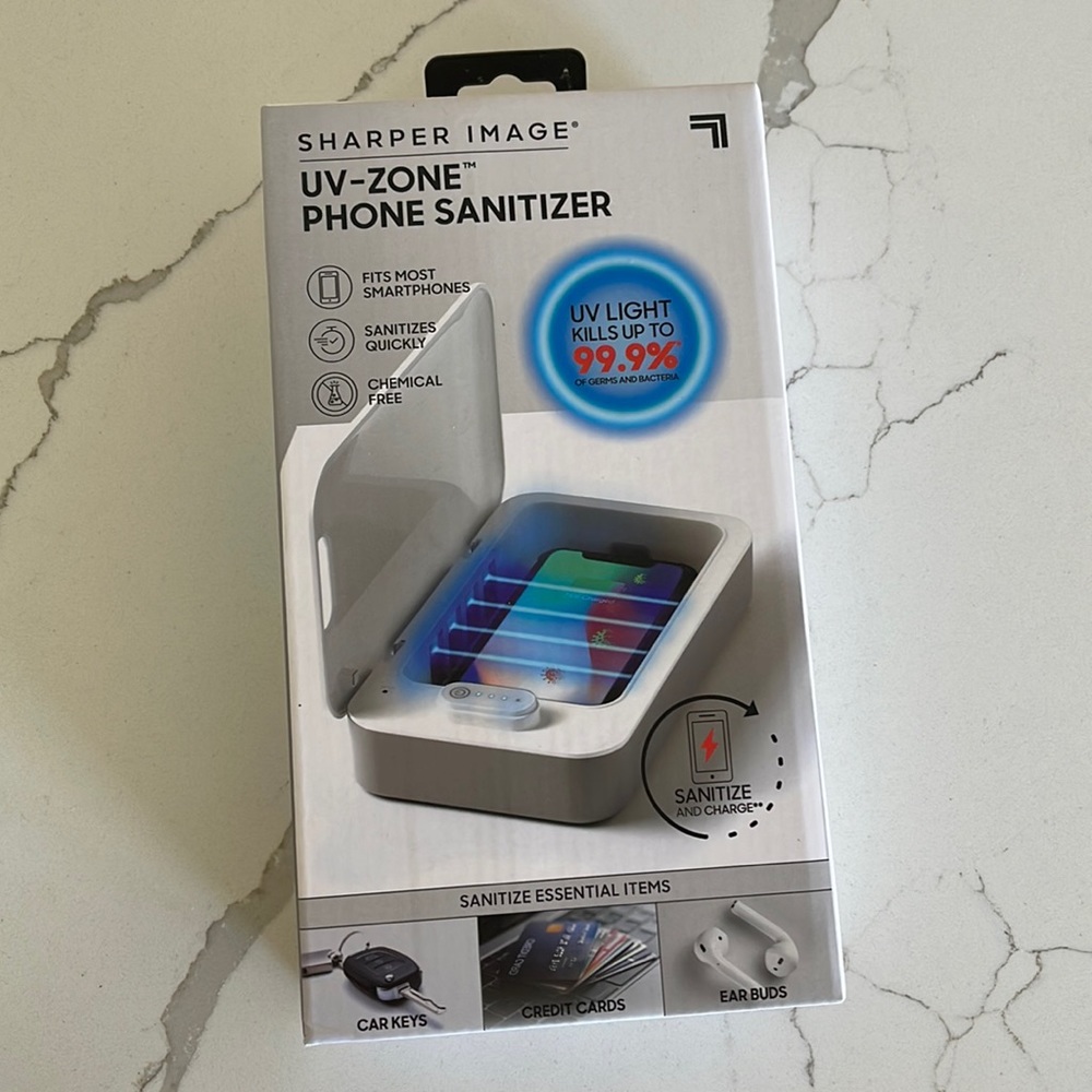 Sharper Image UV-ZONE Phone Sanitizer